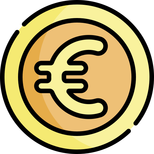 euro icono gratis