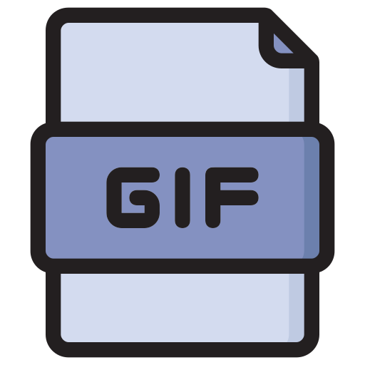 archivo gif icono gratis