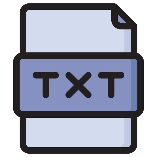 archivo de texto icono gratis