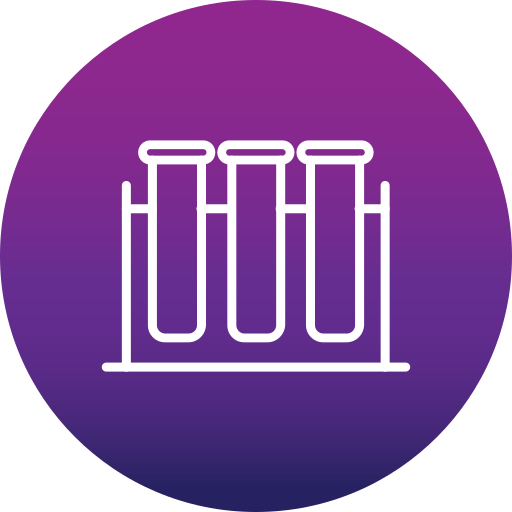 Test tubes Generic Flat Gradient icon