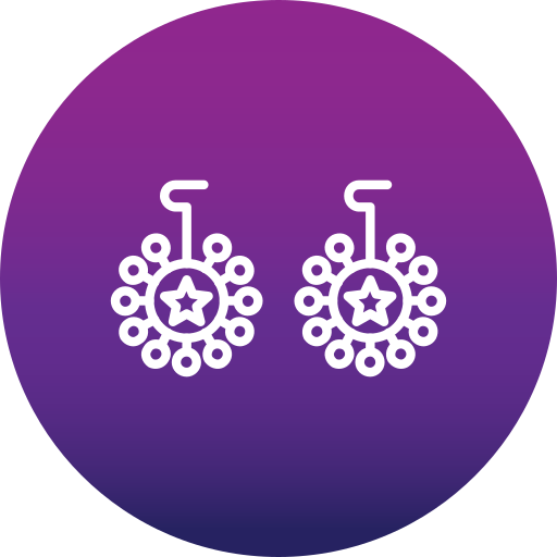 des boucles d'oreilles Icône gratuit