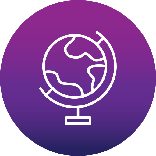 Globe earth Generic Flat Gradient icon