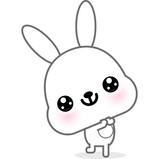 Rabbit Stickers - Free animals Stickers