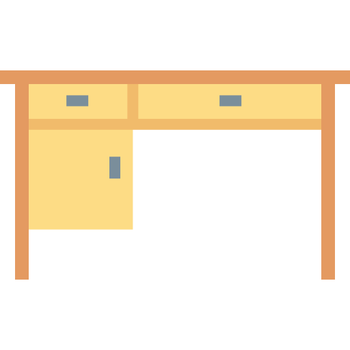 Desk - Free furniture and household icons