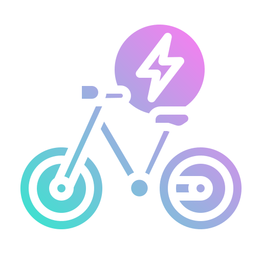 bicicleta eléctrica icono gratis