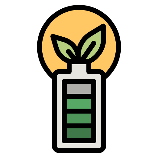 bateria ecológica grátis ícone bateria ecológica grátis ícone