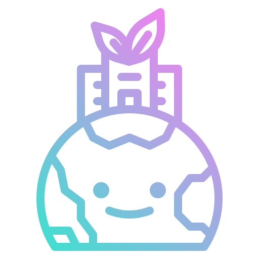 ciudad inteligente icono gratis