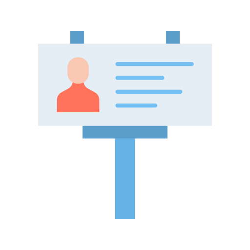werbetafel kostenlos Icon