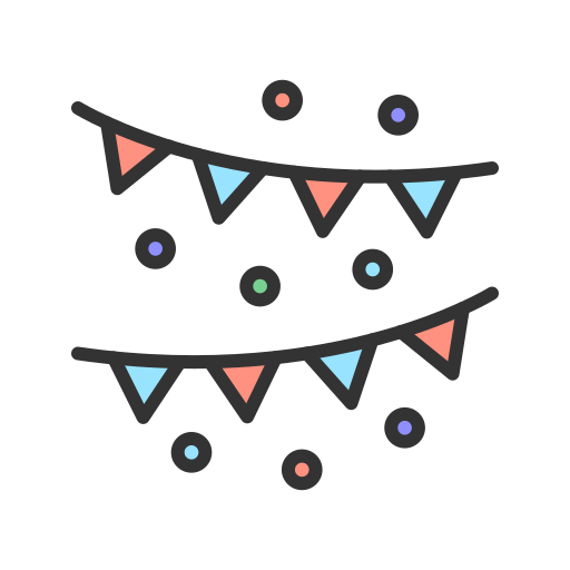 guirnalda icono gratis