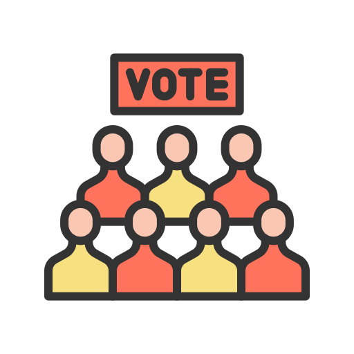 Voters Generic Outline Color icon