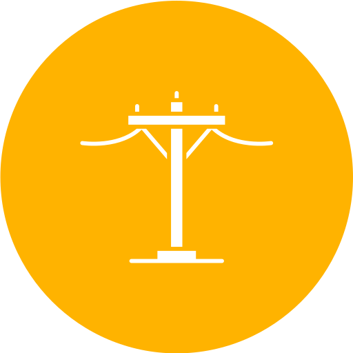 poste electrico icono gratis