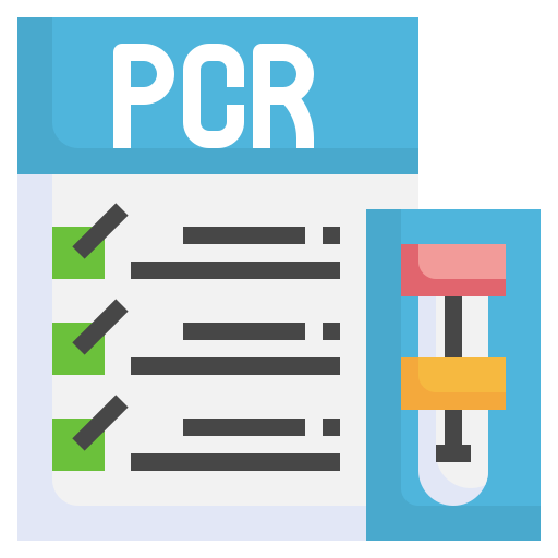 prueba pcr icono gratis