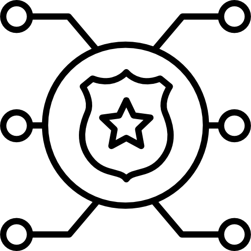 policía icono gratis