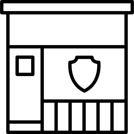 estación de policía icono gratis