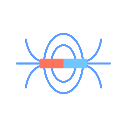 Magnetic field free icon