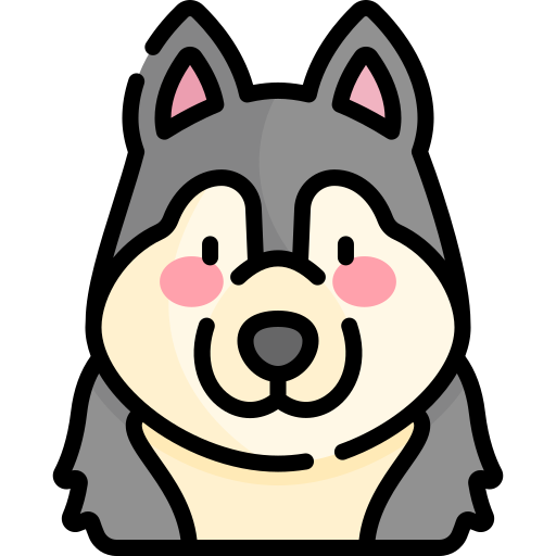 husky siberiano icono gratis