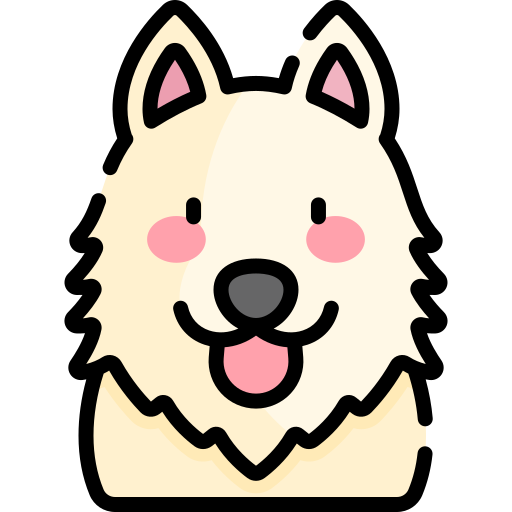 samoyedo icono gratis