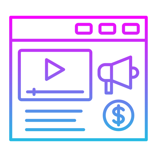 vídeo marketing icono gratis