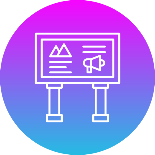 Advertisement free icon