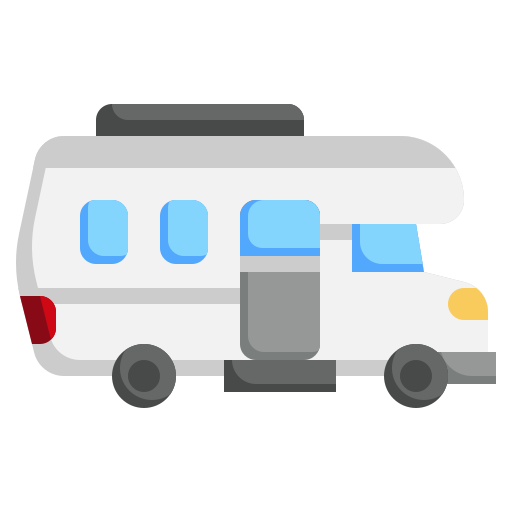 Casa rodante - Iconos gratis de transporte