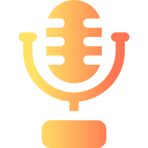 Mic Generic Flat Gradient Icon