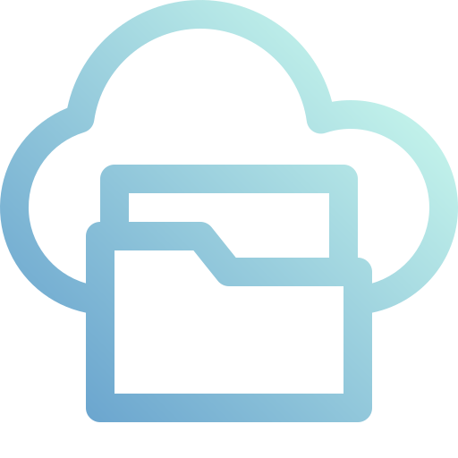 Cloud folder free icon