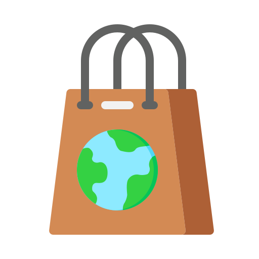 bolsa ecológica icono gratis