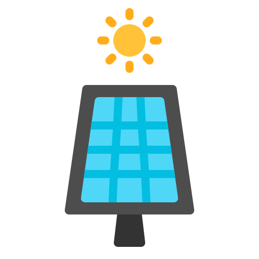 célula solar icono gratis