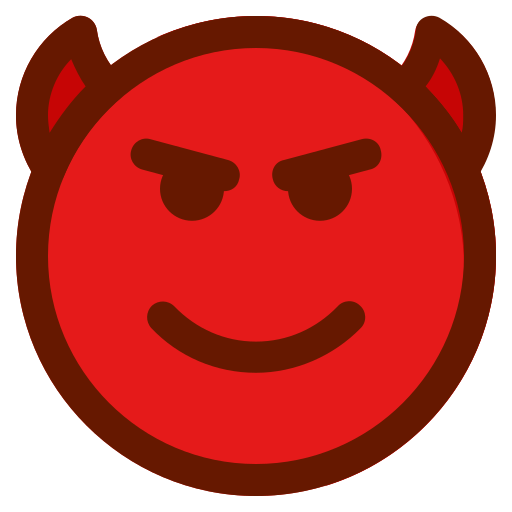 Devil Generic Outline Color icon