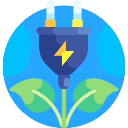 Green energy free icon
