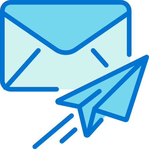 mail icon png blue
