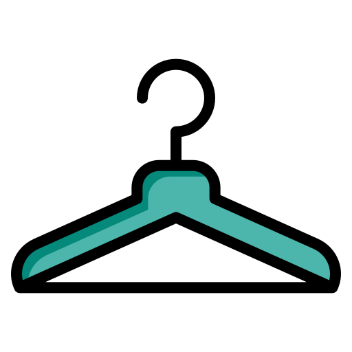 Clothes hanger icon Generic Outline Color