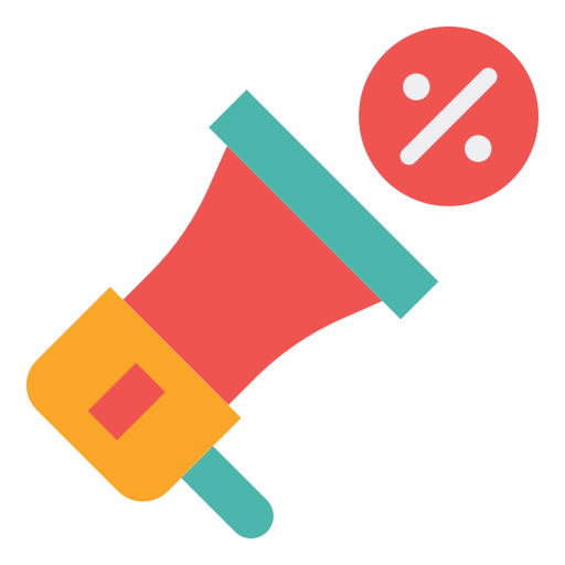 remise Icône gratuit