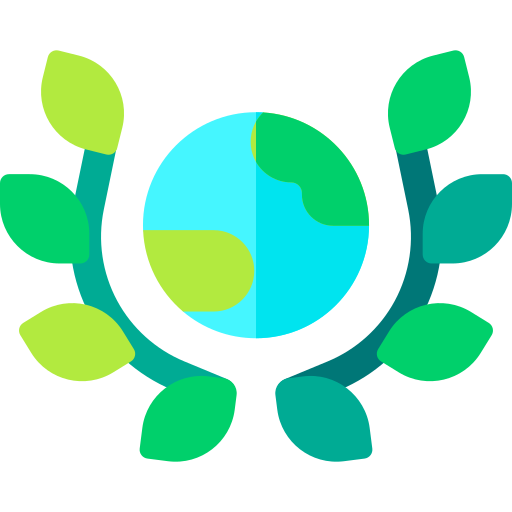 Earth Basic Rounded Flat icon