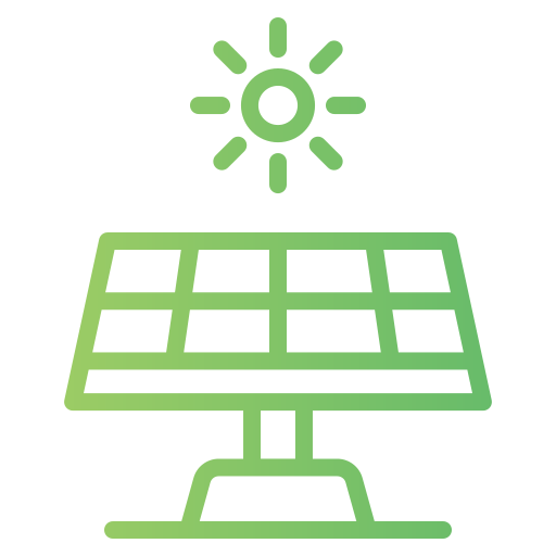 energía solar icono gratis