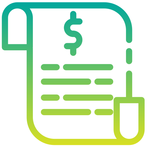 Invoice Generic Gradient icon