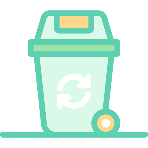 contenedor de basura icono gratis