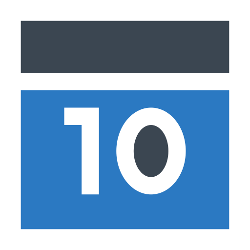 numero 10 icono gratis