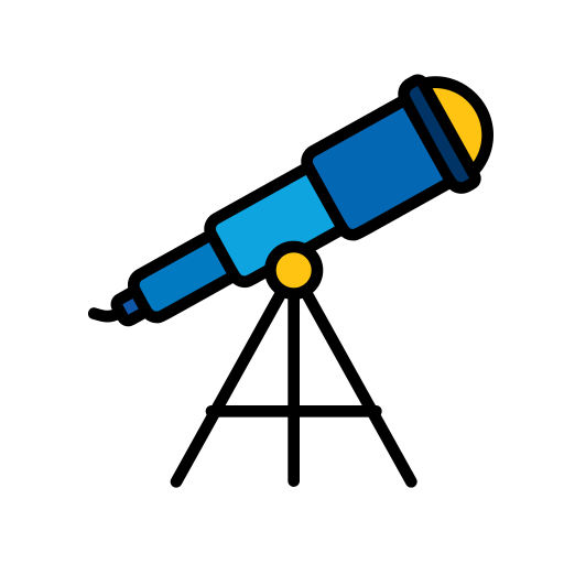 Telescope free icon Telescope free icon