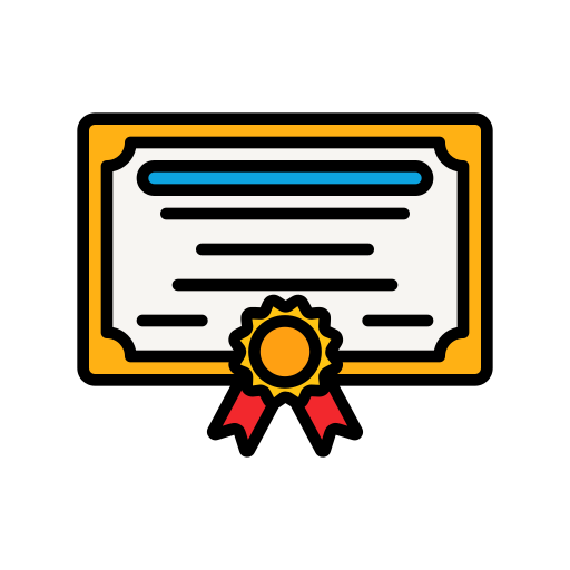 Certificate free icon Certificate free icon