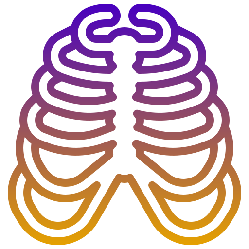 caja torácica icono gratis