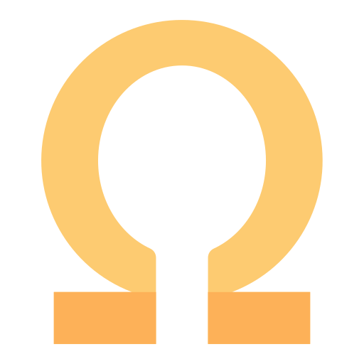 Omega - free icon