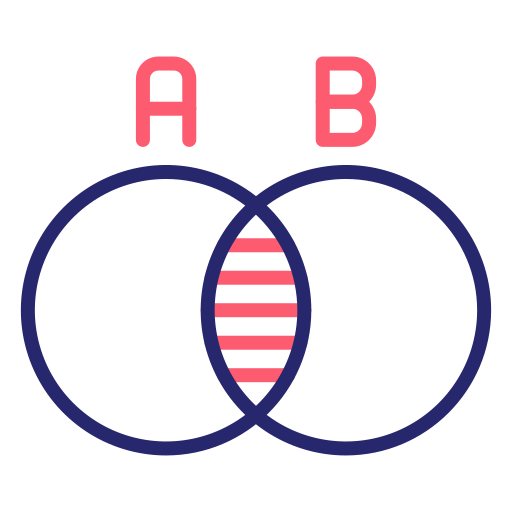 diagrama de venn icono gratis