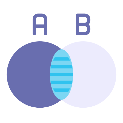 diagrama de venn icono gratis