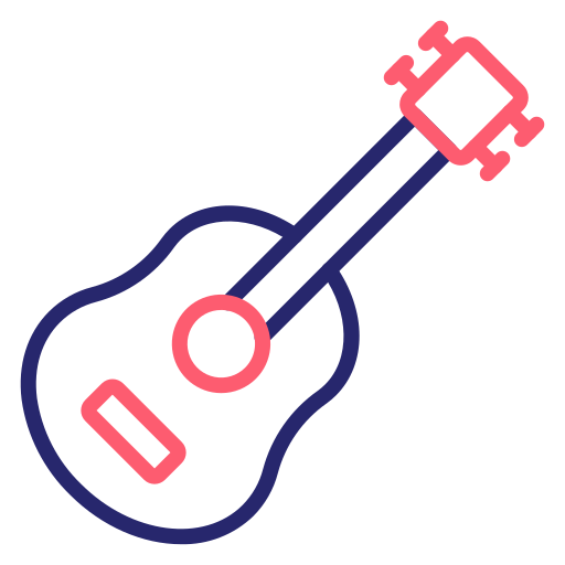 Guitar Generic Outline Color icon