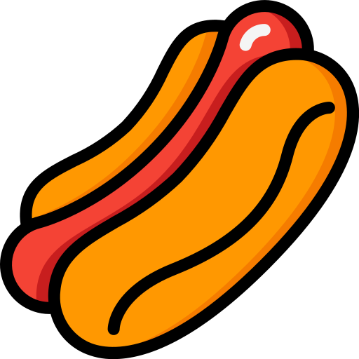 hot dog icono gratis