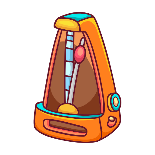 Metronome free sticker