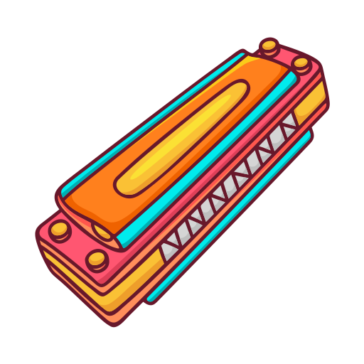 Harmonica free sticker Harmonica free sticker