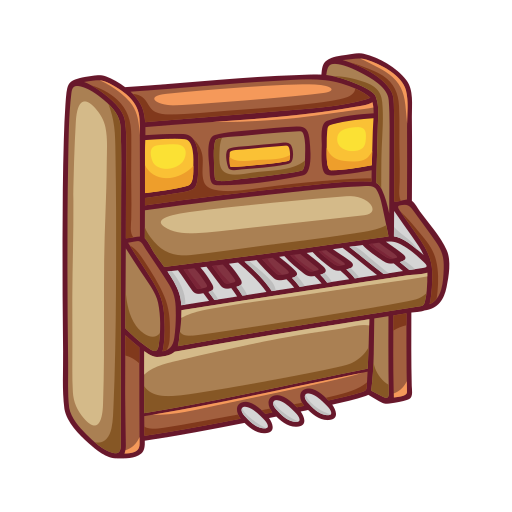 piano gratis sticker