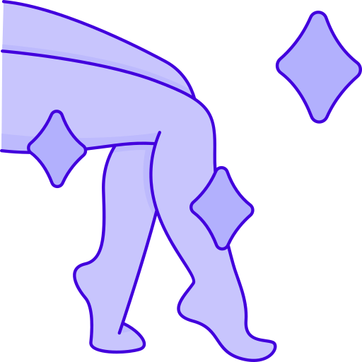 Legs Generic Thin Outline Color Icon